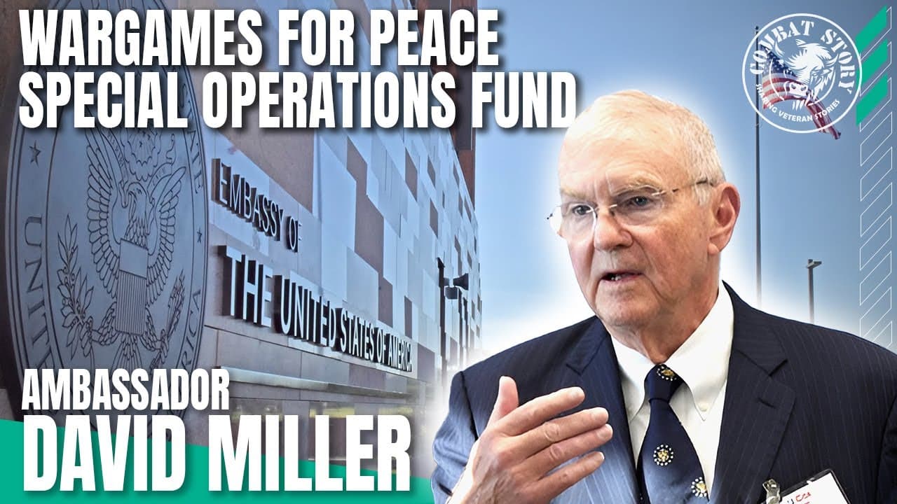 Wargames for Peace and How to Not be Part of Watergate with Ambassador David Miller