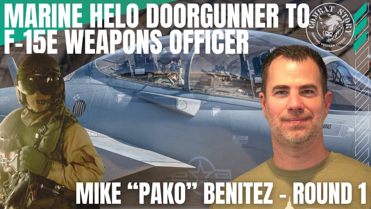 F-15E Weapons System Officer from Marine Helo Mechanic | Mike “Pako” Benitez (Round 1)