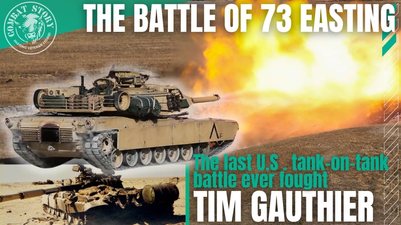 Last Great Tank-on-Tank Battle | Battle of 73 Easting | Armored Cavalry | M1A1 Abrams | Tim Gauthier