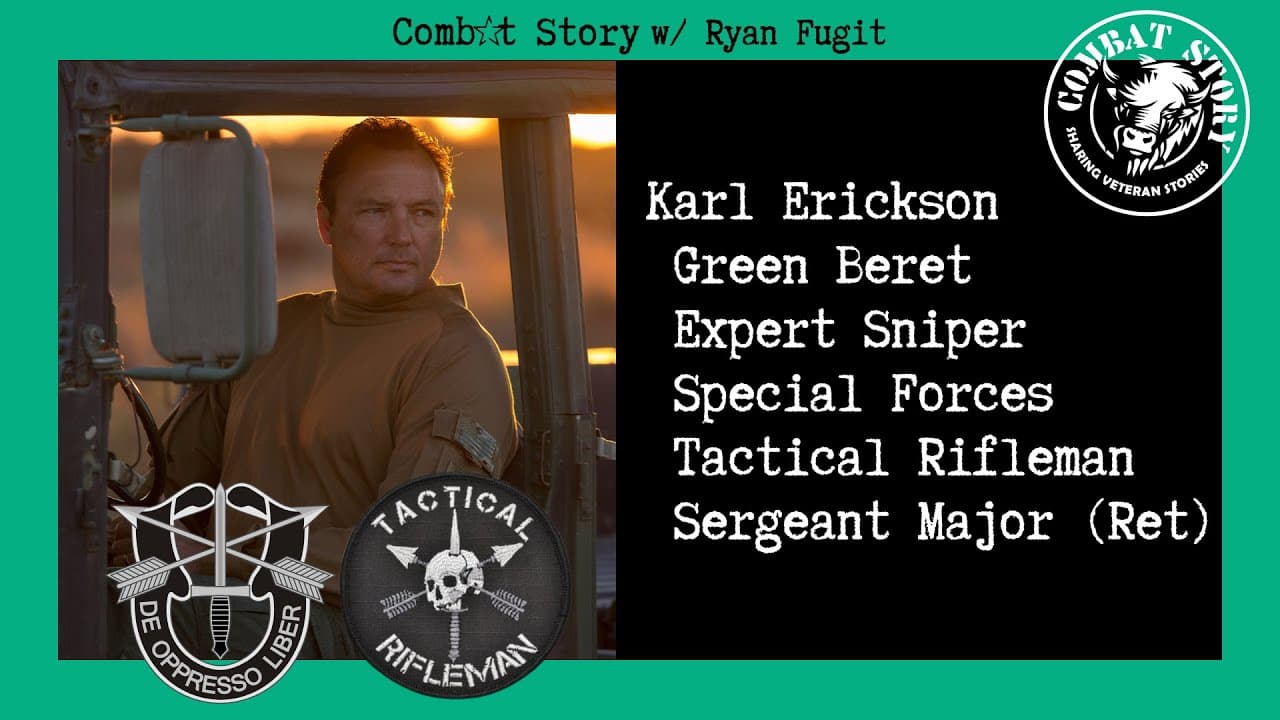CS#63: Sniper Shots in Combat at Night | 20+ Years Green Beret | Tactical Rifleman | Karl Erickson