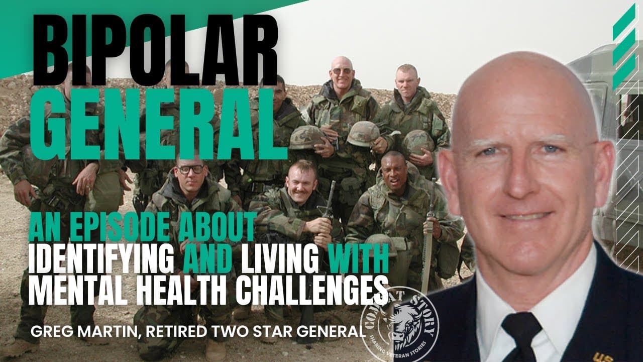 Two Star General with Bipolar Disorder | Engineer Corps. | Major General (Ret) Gregg Martin, PhD