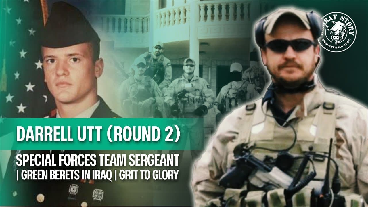 ODA 043 Combat in Iraq | Green Berets & Special Forces | Grit to Glory Author | Darrell Utt(Round 2)
