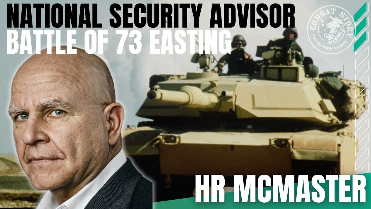 Killing 3 Enemy Tanks in 10 Seconds | Gen. HR McMaster | Battle of 73 Easting | Army Hero