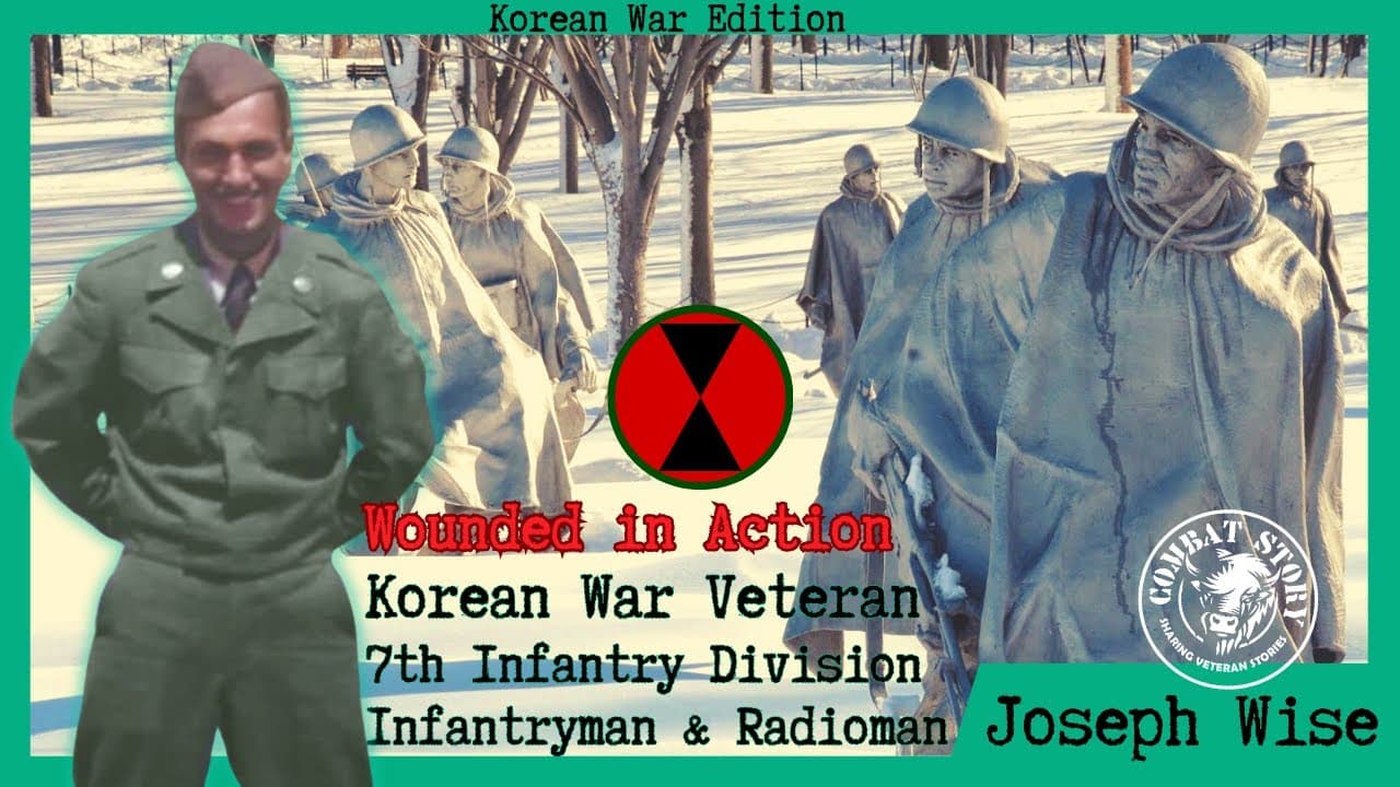 Purple Heart in the Korean War from 7th Infantry Division Infantryman Joseph Mills Wise