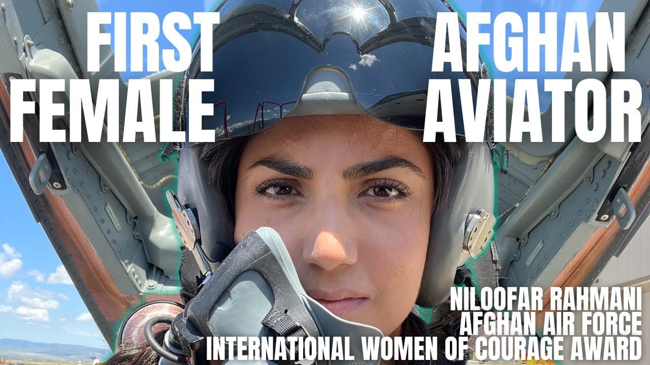 First Female Afghan Pilot, Flying with the Blue Angels, Avoiding Assassinations - Niloofar Rahmani